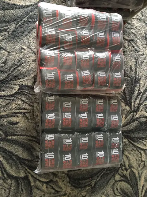 Hand wraps, sealed and packed