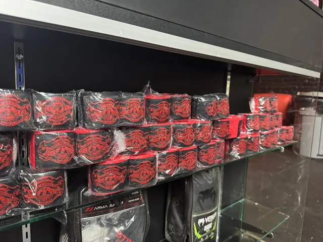 Printed hand wraps ready for dispatch