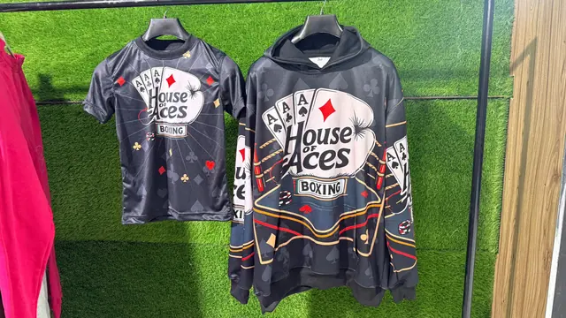 Matching jersey and hoodie set