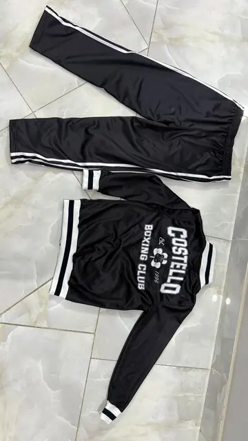 Tracksuit with gym branding