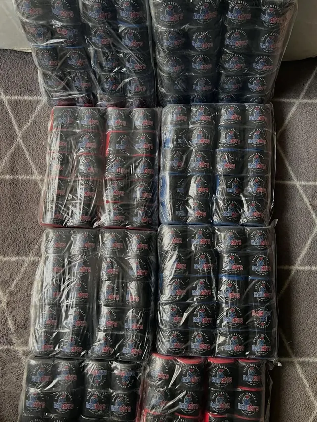 Bulk hand wraps, three colourways
