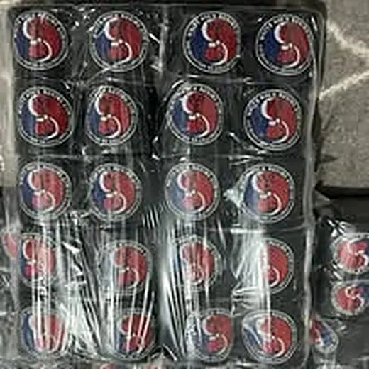 Crest printed hand wraps